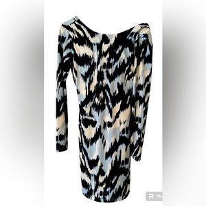 Jennifer Lopez dress - navy, light blue - small